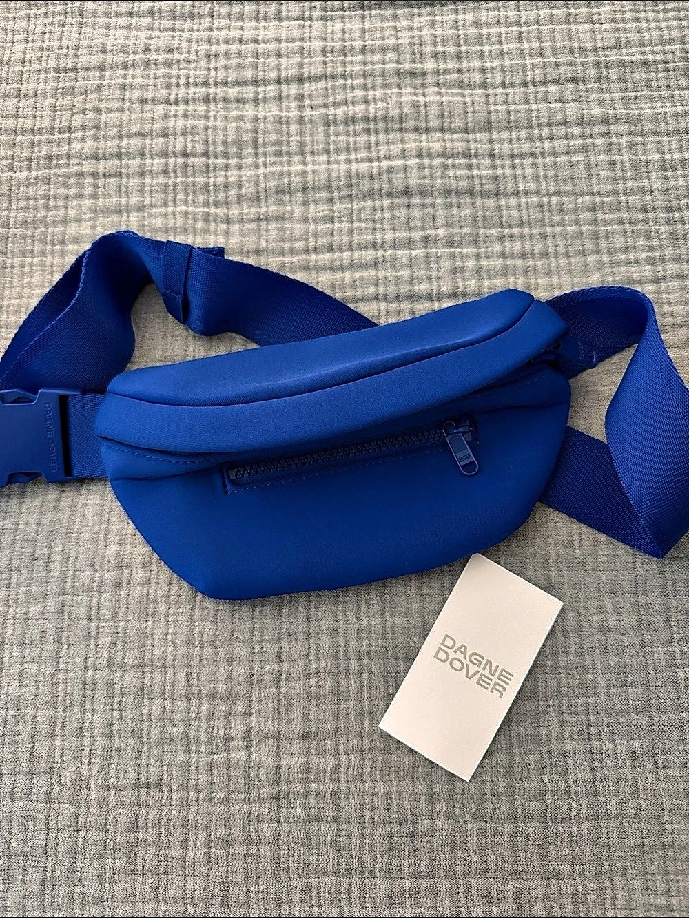 Dagne Dover Ace Fanny Pack Blue Crossbody Bag NWT